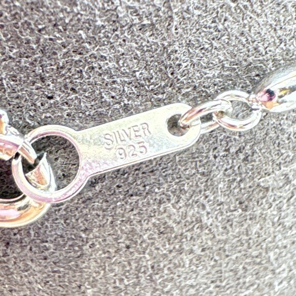 Sterling Silver 925 Natural Pearl Bead Design Chain Bracelet Size 7.25" Length - Picture 5 of 9